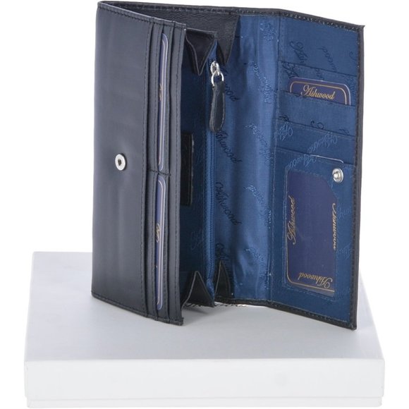 NWT Ashwood Leather UK Leather Wallet with RFID - Picture 1 of 5